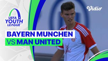 Bayern Munchen vs Manchester United - Mini Match | UEFA Youth League 2023/24