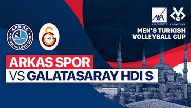 Quarter Final: Arkas Spor vs Galatasaray HDI Sigorta - Full Match | Men's Turkish Volleyball Cup 2023/24