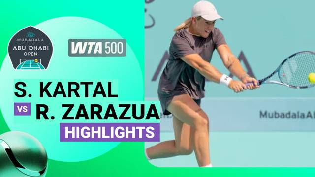 Sonay Kartal vs Renata Zarazua - Highlight | WTA 500: Mubadala Abu Dhabi Open presented by Abu Dhabi Sports Council 2026