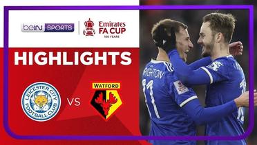 Match Highlights | Leicester City 4 vs 1 Watford | FA Cup 2021/2022
