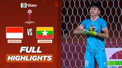 Full Highlights - Indonesia VS Myanmar | Piala AFF U-16 2022