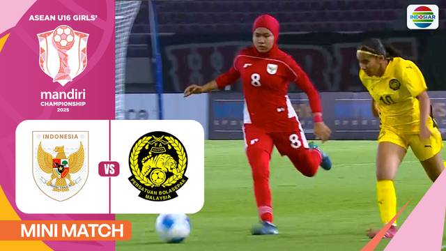 Indonesia vs Malaysia - Mini Match | Asean U16 Girls Mandiri Championship 2025