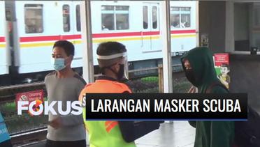 Masker Scuba dan Buff Resmi Dilarang Dipakai di KRL