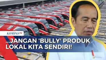 Presiden Jokowi Imbau Masyarakat untuk Tunggu Evaluasi dan Dukung LRT Jabodebek: Jangan 'Bully'