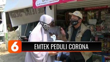 Emtek Peduli Corona Berbagi Ratusan Paket Sembako di Tangerang Selatan