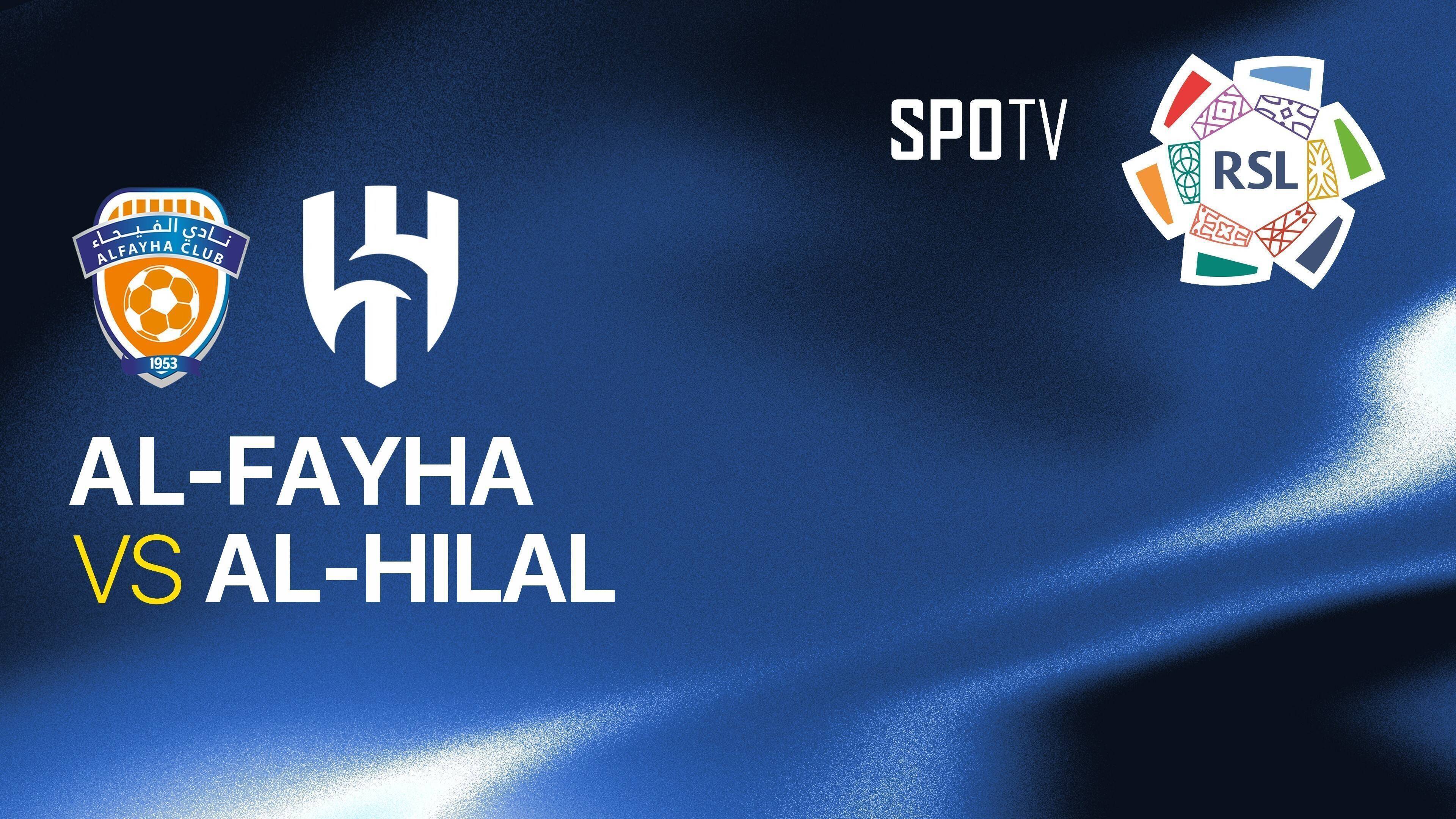 Al-Fayha FC vs Al Hilal SFC