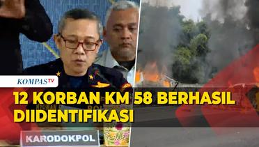 12 Korban Kecelakaan Maut Tol Jakarta-Cikampek Selesai Diidentifikasi