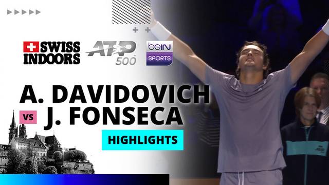 A. Davidovich Fokina vs J. Fonseca - Highlight | ATP 500: Swiss Indoors Basel 2025