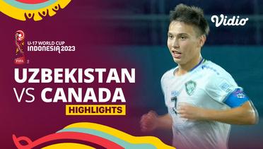 Uzbekistan vs Canada - Highlights | FIFA U-17 World Cup Indonesia 2023