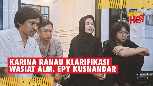 Dianggap Tak Penuhi Wasiat Almarhum Epy Kusnandar, Karina Ranau Angkat Bicara