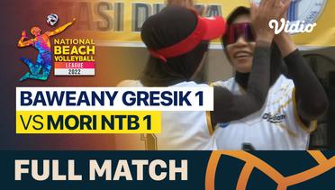 Full Match | Final - Putri (2x2): Baweany Gresik 1 vs Mori NTB 1 | National Beach Volleyball League 2022