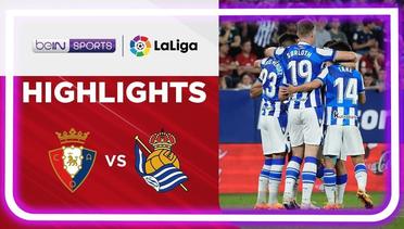 Match Highlights | Osasuna vs Real Sociedad | LaLiga Santander 2022/2023