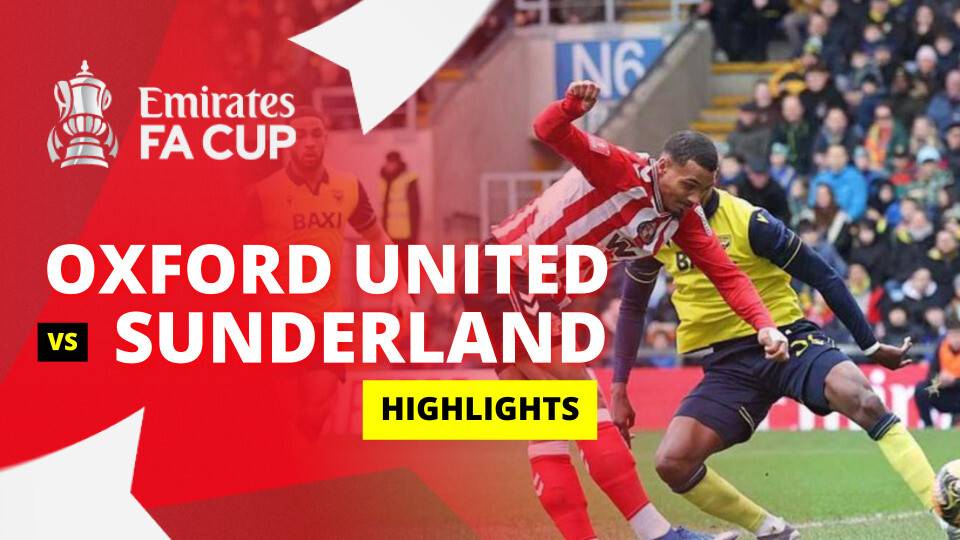 Oxford United FC vs AFC Sunderland