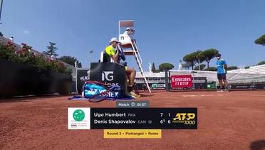 Match Highlight | Denis Shapovalov 2 vs 1 Ugo Humbert | ATP Internazionali BNL d’Italia 2020
