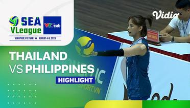 Highlights | Putri: Thailand vs Philippines | SEA VLeague - Vietnam