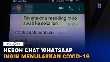Heboh Chat WhatsApp Warga yang Ingin Menularkan Covid-19