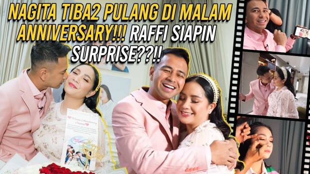 RAFFI NAGITA DAPET KADO MISTERIUS DI MALAM ANNIVERSARY!! TERKEJUT GAK SANGKA DENGAN ISINYA..