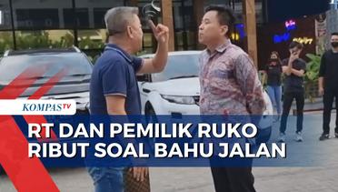 Ribut-Ribut, Katua RT Tuding Pemilik Ruko yang Diduga Serobot Bahu Jalan!