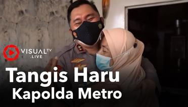 Tangis Haru Kapolda Metro Fadil Imran Di Pelukan Ibu Penjual Rendang