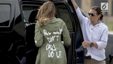 Melania Trump Dikecam karena Jaket Hijau
