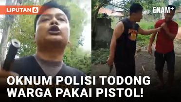 Viral! Oknum Polisi di Palopo Todong Warga Pakai Pistol