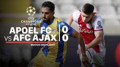 Full Highlight - APOEL FC 0 Vs 0 AFC Ajax | UEFA Champions League 2019/2020
