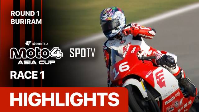 Round 1: Buriram Race 1 - Highlight | Idemitsu Moto4 Asia Cup 2026