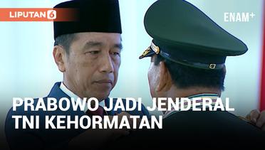 Jokowi Naikkan Bintang Prabowo Subianto