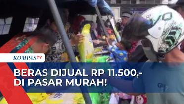 Warga Ramai-ramai Serbu Pasar Murah yang Digelar Pemprov Bengkulu!