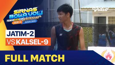 Full Match | Putra: Jatim-2 vs Kalsel-9 | Sirkuit Voli Pantai Nasional Seri III 2022
