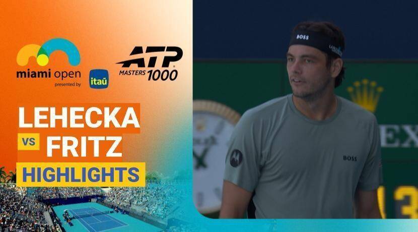 Jiri Lehecka vs Taylor Fritz - Round of 16 (Stadium) | ATP 1000: Miami Open Presented by Itau 2026