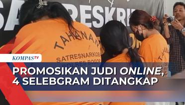 Promosikan Judi Online, 4 Selebgram Ditangkap Polres Bogor