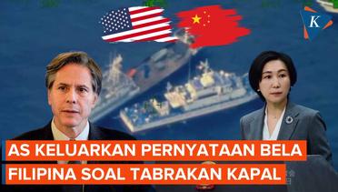 China Kecam AS karena Bela Filipina soal Tabrakan Kapal di Sengketa Laut China Selatan
