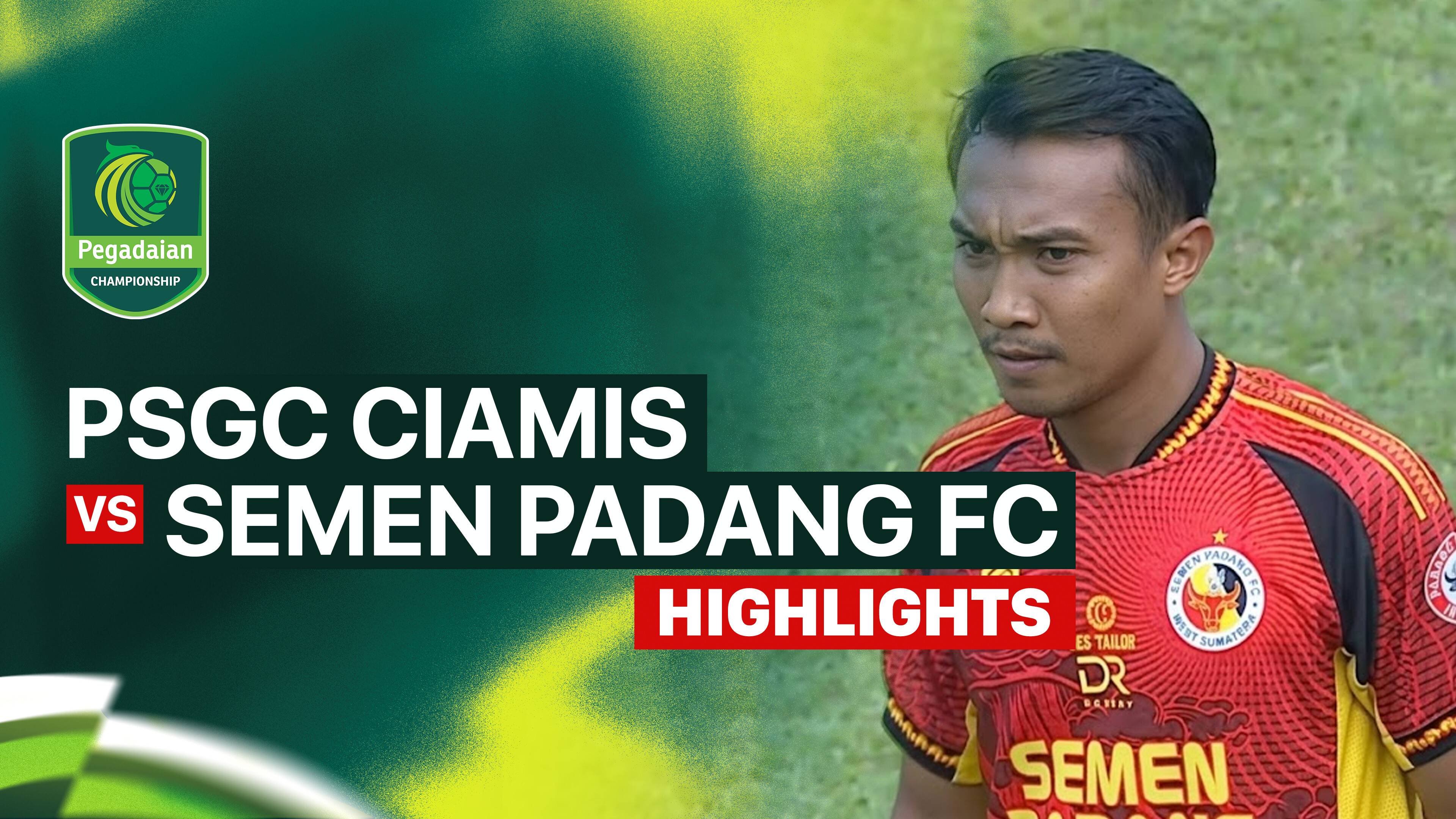 PSGC Ciamis vs Semen Padang FC