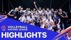 Match Highlight | 3rd Position | VNL MEN'S - France 3 vs 0 Slovenia | Volleyball Nations League 2021