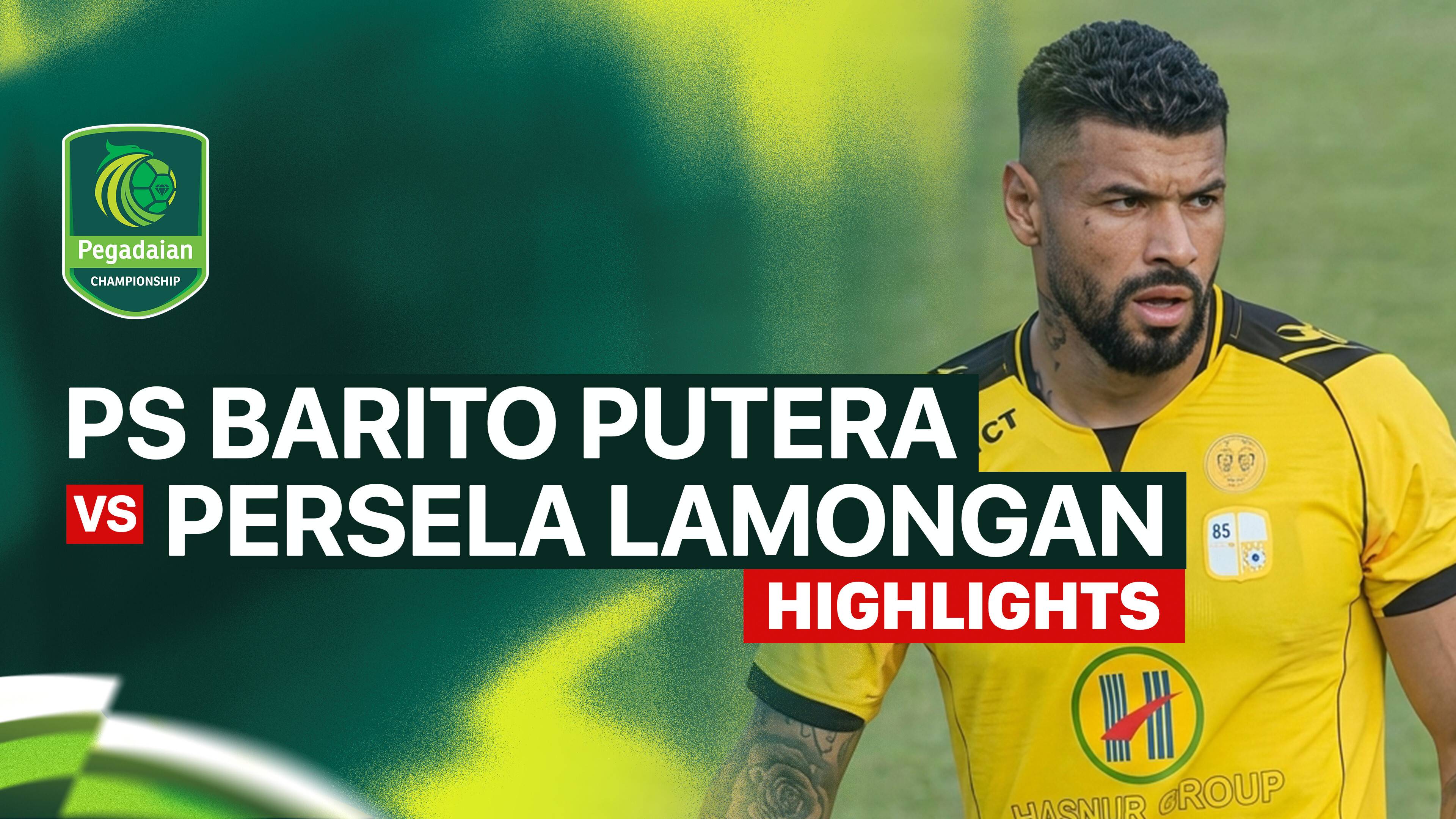 PS Barito Putera vs Persela Lamongan