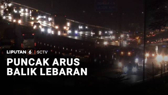 Puncak Arus Balik Lebaran | Liputan 6