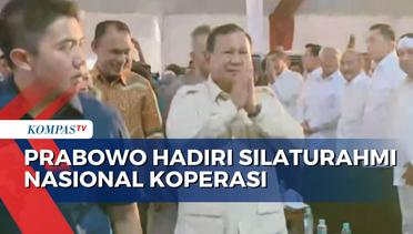Hadiri Silaturahmi Nasional Koperasi di Purwakarta, Prabowo Disambut Rini Soemarno