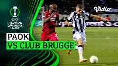 PAOK vs Club Brugge - Mini Match | UEFA Europa Conference League 2023/24 - Quarter Final