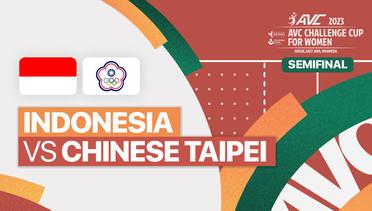 Full Match | Indonesia vs Chinese Taipei | AVC Challenge Cup for Women 2023
