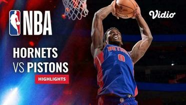 Charlotte Hornets vs Detroit Pistons - Highlights | NBA Regular Season 2023/24