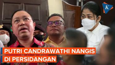Putri Candrawathi Menangis Usai Beri Kesaksian soal Dugaan Pelecehan Seksual yang Dilakukan Brigadir