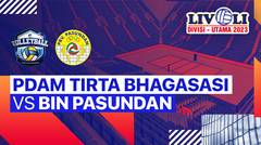 Putra: PDAM Tirta Bhagasasi Bekasi vs BIN Pasundan - Full Match | Livoli Divisi Utama 2023
