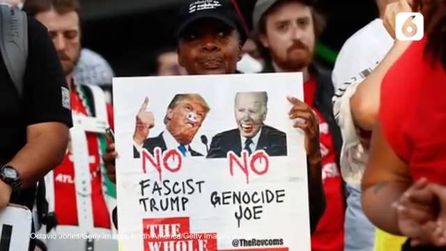 Unjuk Rasa Pro-Palestina Warnai Debat Pertama Joe Biden dan Donald Trump di Pilpres AS | Liputan6