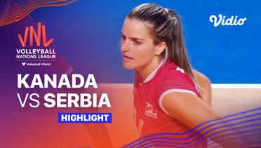Match Highlights | Kanada vs Serbia | Women’s Volleyball Nations League 2023