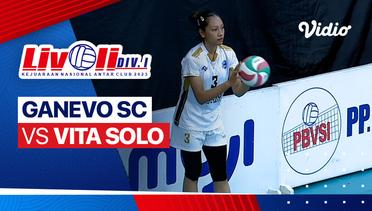 Putri: Ganevo SC vs Vita Solo - Full Match | Livoli Divisi 1 2023