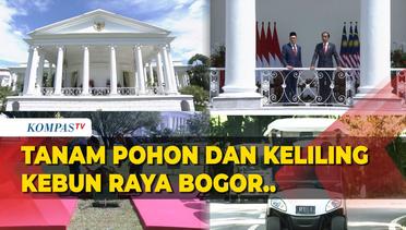 Momen Jokowi dan PM Malaysia Tanam Pohon dan Keliling Kebun Raya Bogor