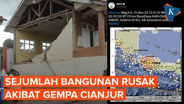 Kondisi Terkini Usai Gempa M 5,6 Guncang Cianjur, Sejumlah Bangunan Rusak