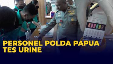 Wakapolda dan Puluhan Personel Polda Papua Tes Urine, Ini Hasilnya