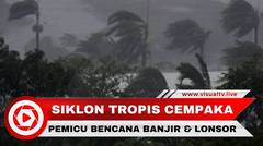 Siklon Tropis Cempaka, Pemicu Bencana Banjir Longsor di Yogyakarta dan Pacitan